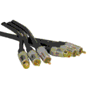 Gold Plated Superior S-Video and Audio Connection Cable